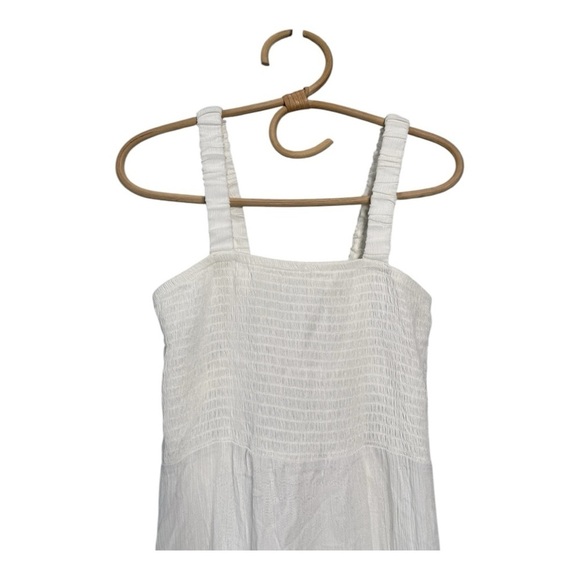 Jolie & Joy Sleeveless Smocked Open Caged Back Tiered Gauze Maxi Dress NWT - Picture 5 of 13